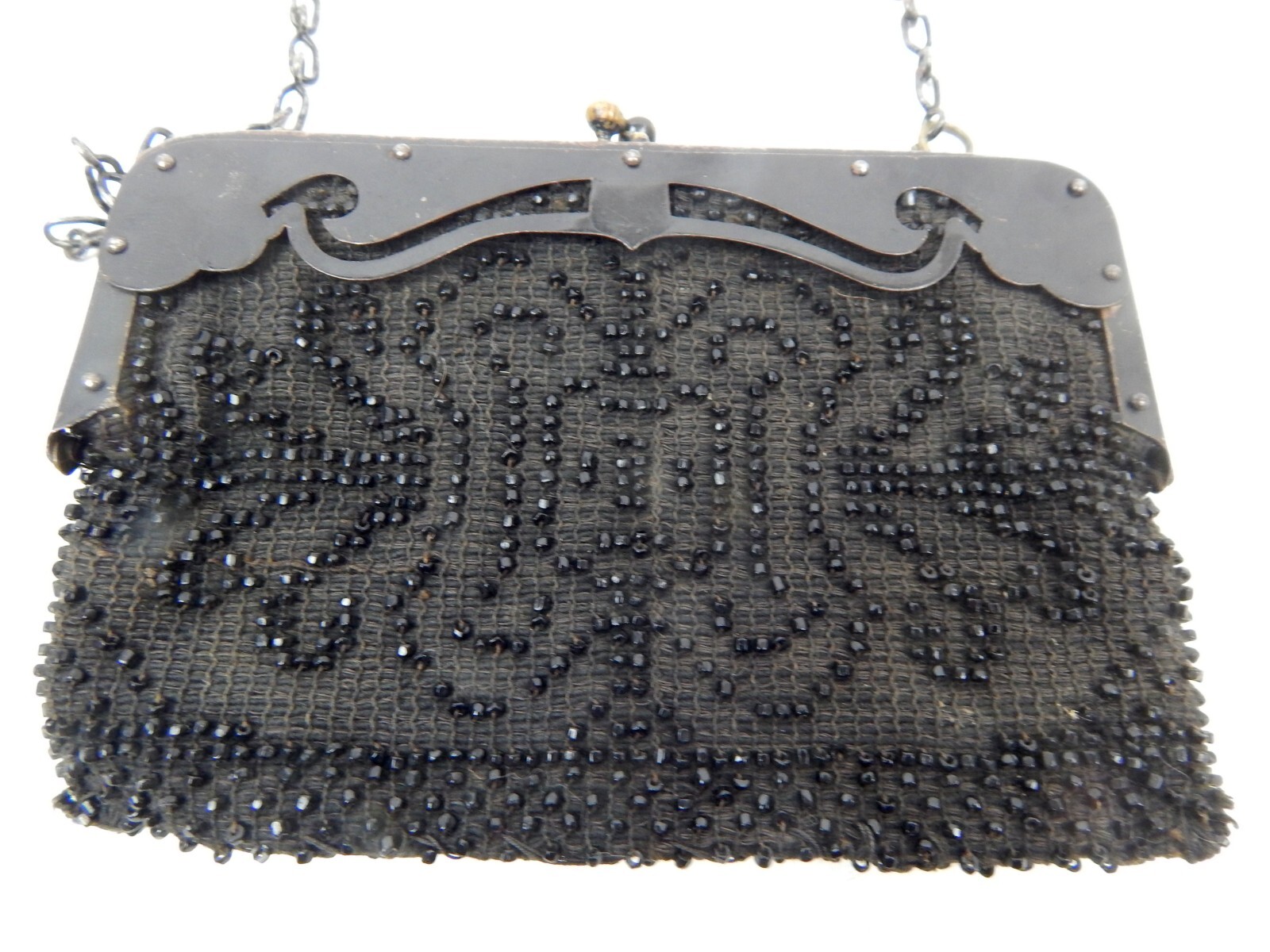 5U Woman's Flapper Rectangular Beaded Hand Purse … - image 3