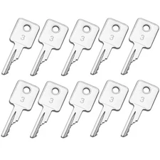10 Pack D250 Bobcat Keys Heavy Equipment Key Fits Bobcat Skid Steer Genie Loader