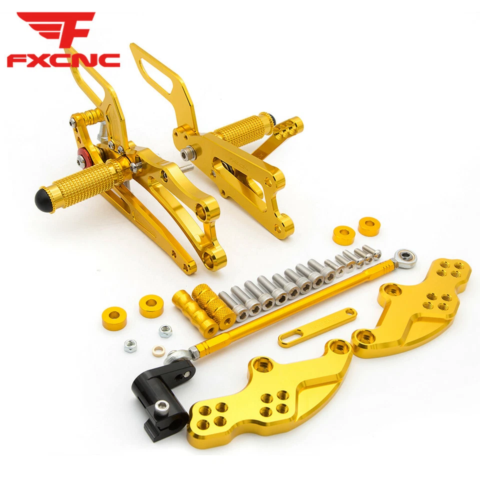 Para Aprilia GPR125 RS4 125 4T 2011-2016 2013 2014 CNC estriba trasera GP Shift Foto 3 de 4