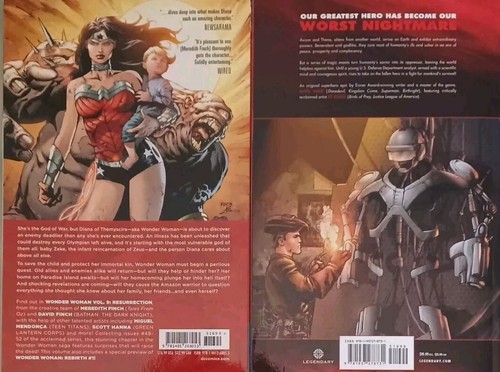Axiom & Wonder Woman: Resurrection (2 Incredible TPB's) - Picture 2 of 2