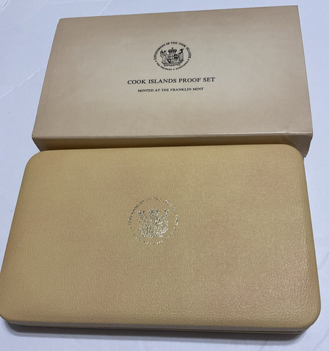 1976 Cook Islands Franklin Mint 8 Coin Proof Set With Silver $5 in OGP w/ COA #4 - Picture 10 of 12