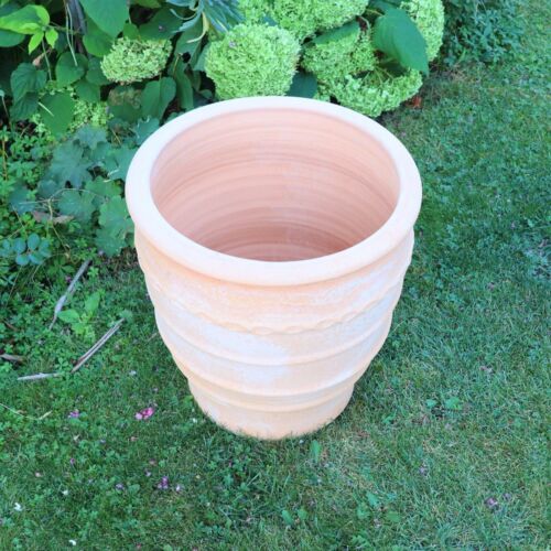 handgefertigtes Terracotta Pflanzgefäß, frostfester Pflanzkübel Granatum 50 - Bild 7 von 13