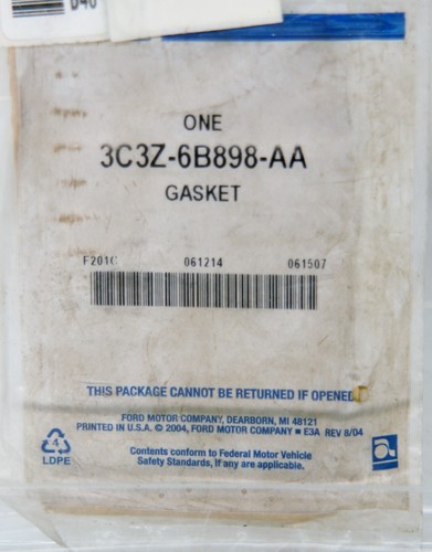 2003-2010 Ford 3C3Z-6B898-AA Oil Feed Tube Gasket OEM 6843 - Bild 2 von 3