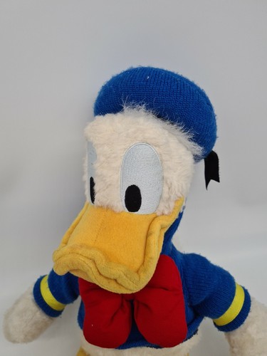 Donald Duck Kuscheltier Walt Disney 43cm Stofftier mit Strickweste Selten 90er - Bild 6 von 6
