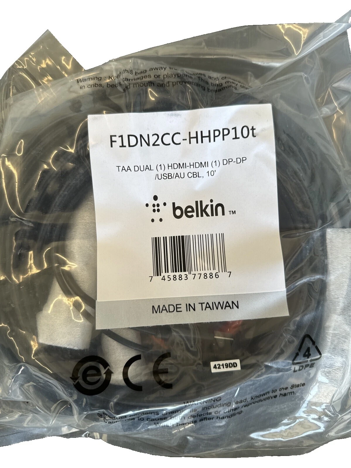 Belkin 1: 2 Monitor/AV Cables & Adapters