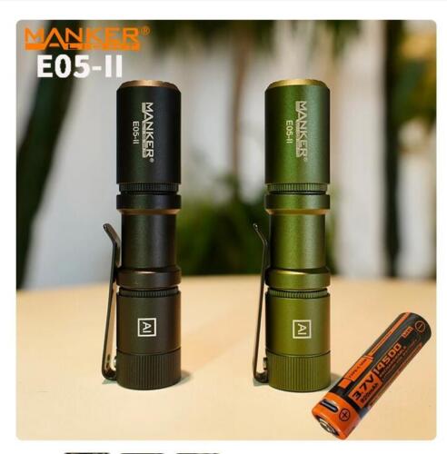 Linterna Mankerlight Titanio 1300 Lúmenes AA 14500 EDC 6500K MINI Antorcha - Imagen 3 de 57