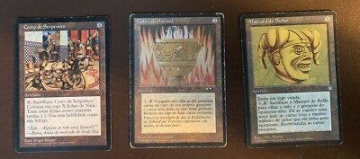 MTG Narrenmaske - Eiszeit - Artefaktkarte + Bonus seltene Artefakte