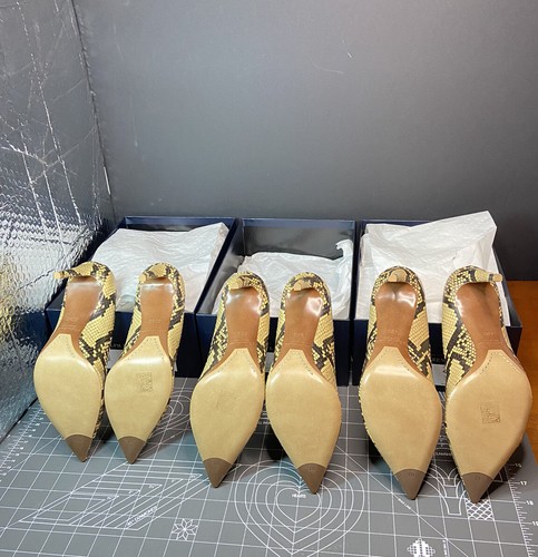Purple Label Ralph Lauren "Celia Python Pump" taglia 38B leggere descrizione nuovo con etichette - $ 1398 - Foto 3 di 9