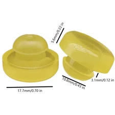 Brake Pedal Stop Pad Set Of 2 For 1984-2017 Nissan 91-99 03-15 Infiniti