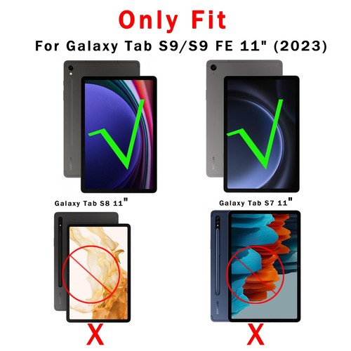 for Samsung Galaxy Tab S10 FE/S9 FE 10.9"/S9 11" Keyboard Case 3 Zone 7 Color... - Picture 2 of 6