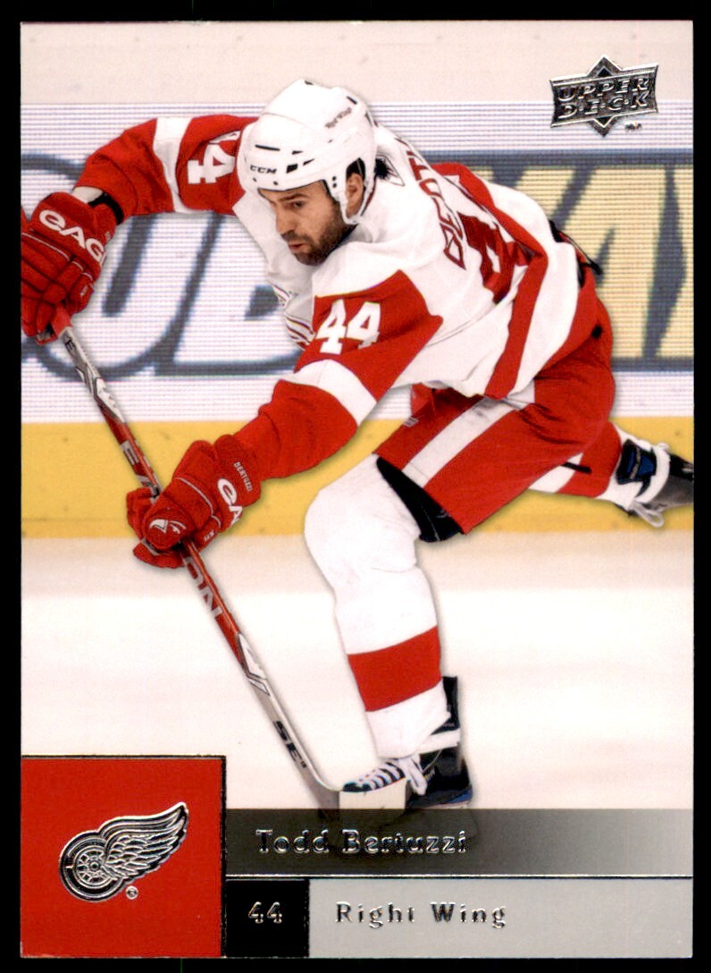 2009-10 Upper Deck Todd Bertuzzi Detroit Red Wings #371