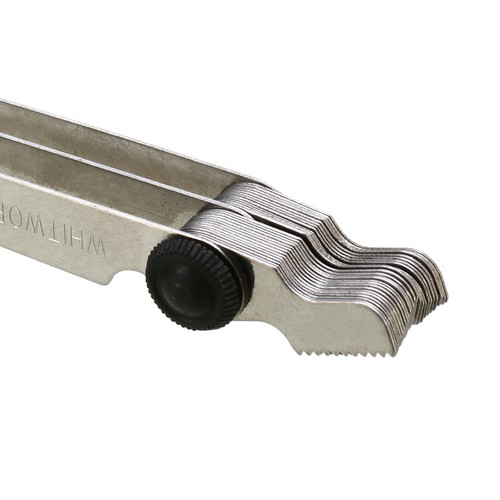 60 Grad Gewindelehre Gewindeschablone Metrisch Zoll 52 Blatt 0,25 - 6 mm - Picture 10 of 12