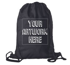 Customized Basketball Team Backpacks, Personalized Sports Cinch Sacks - 10 Bags
