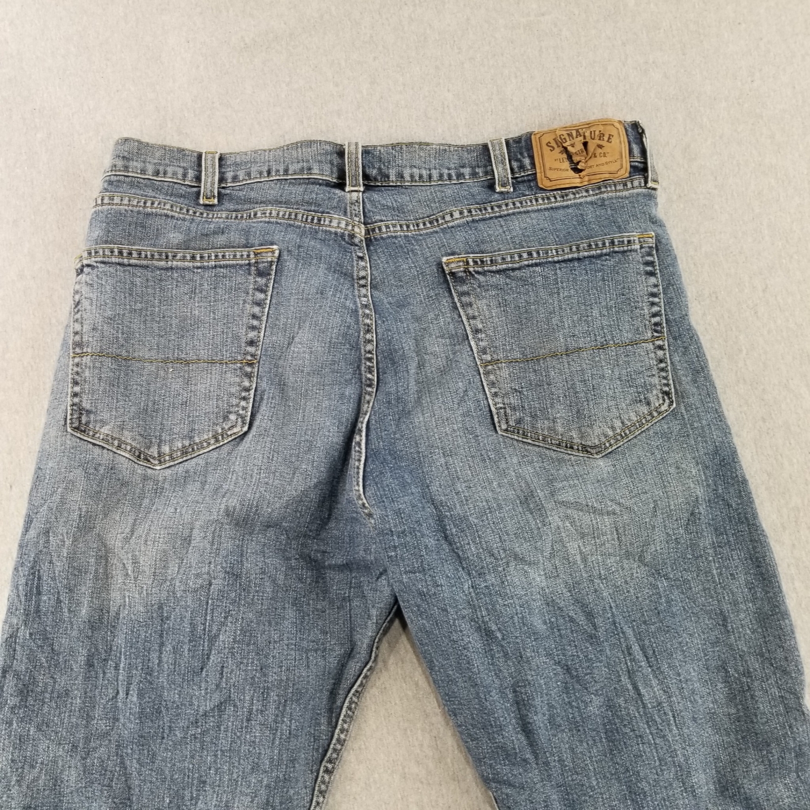 Levi Signatures Jeans Men's Size 38x30 Regular Fit Work pants High Quality thumbnail 7