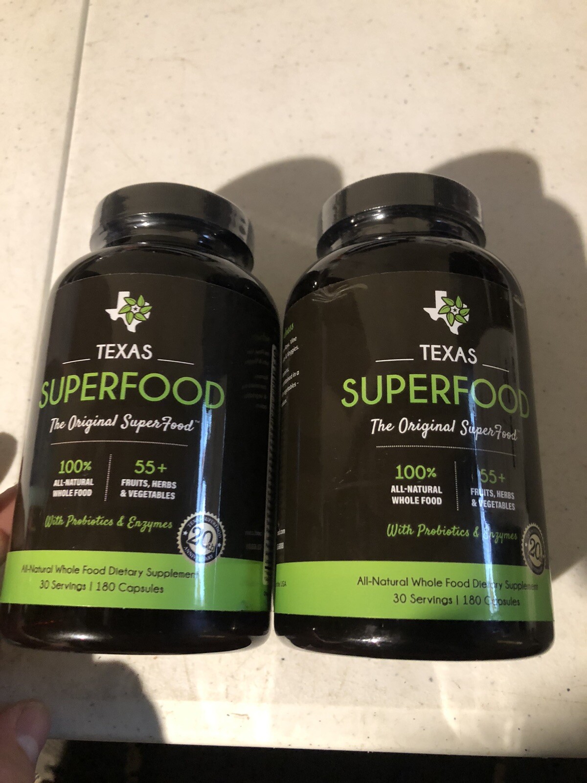 TEXAS SUPERFOOD Dietary Supplement 180 Capsules NEW SEALED Genuine Lot 2 READ eBay