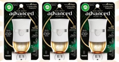 Air Wick Plug in Scented Oil Air Freshener Essential Oils Advanced Gadget NEW