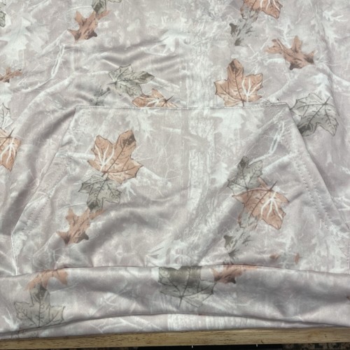 Sweatshirt Youth Girls Youth Size 14-16. Hooded Fall Leaves Polyester - Picture 4 of 18