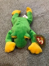 Ty Beanie Babies Smoochy The Frog - 10-1-97 Rare Retired Mint Condition 