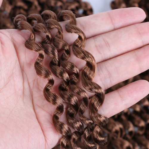 18" Passion Twist Crochet Braids Water Wave Braiding Hair Extensions Synthetic - Picture 31 of 83