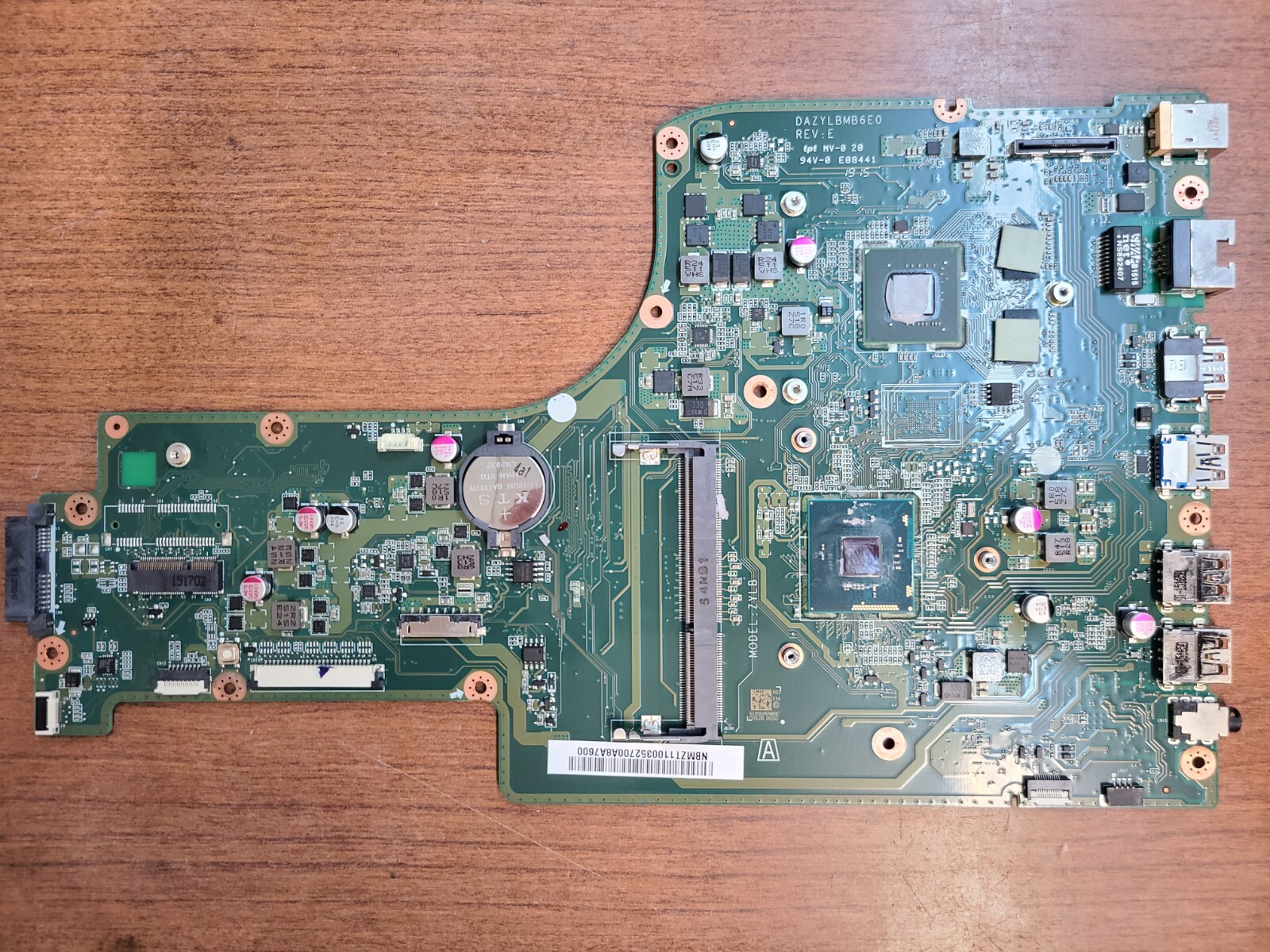 Motherboard+Acer+Aspire+Es1-731+Intel+N3050+DAZYLBMB6E0+Rev+E+OD+US+Made+Gi  for sale online | eBay