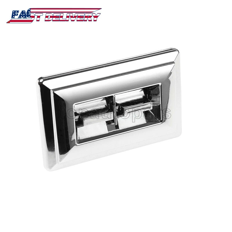Juego de 2 interruptores de ventana eléctrica cromados para Chevy GMC Pontiac 20043940+20061549 Foto 3 de 4