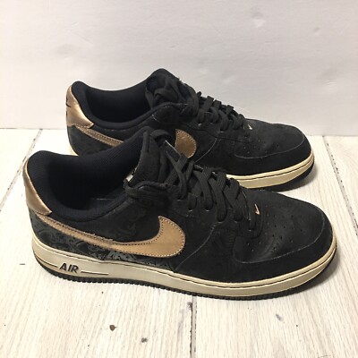 Nike Men\'s Black and Bronze Athletic Shoes s-l400.jpg main image 3