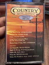 Country Music Classics, Vol. 17 1960-65 by Various Artists Cassette,...