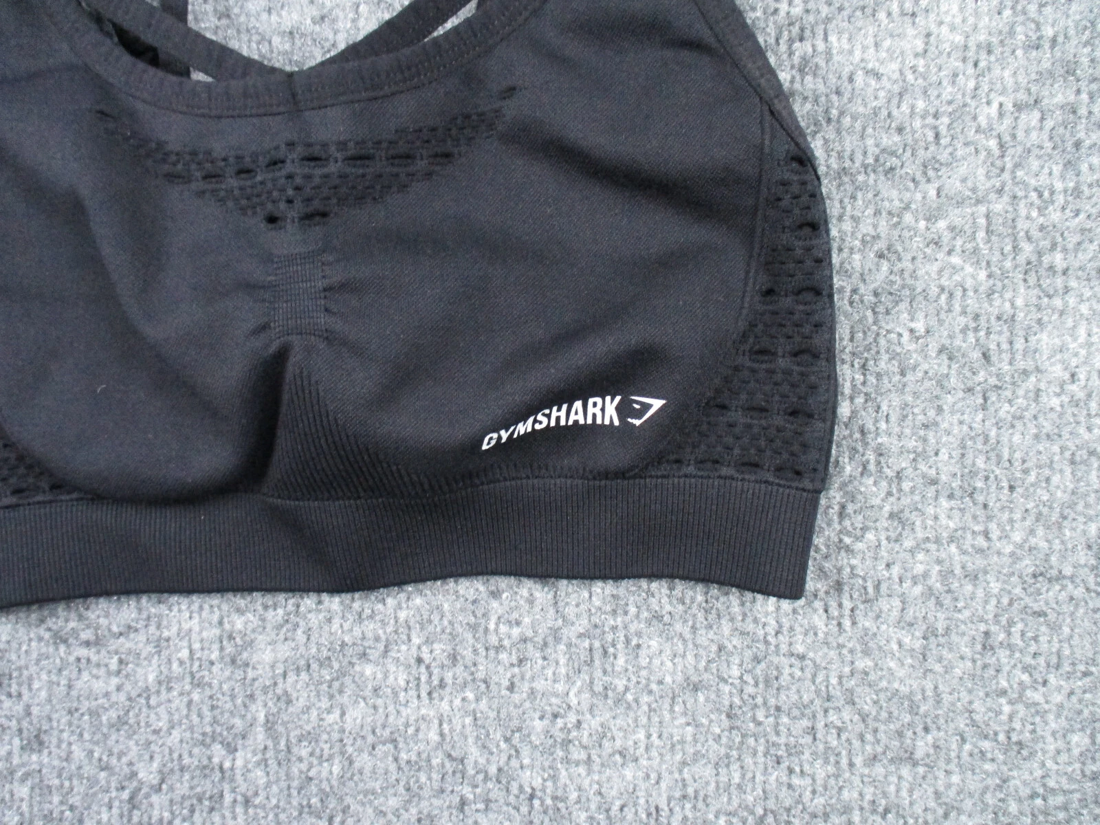 gymshark adjustable knit workout running tank-bra