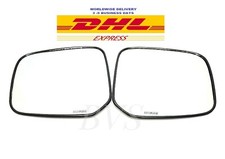 4Side View Door Mirror Glass Lens Pair For 2000-05 Mitsubishi L200 Triton Strada