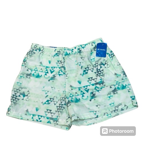 Neu mit Etikett Columbia Sandy River II bedruckte Damen-Wandershorts Strand 6” Schrittlänge Größe 1X