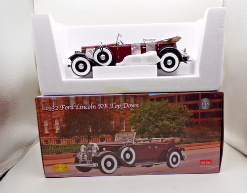 Sun Star 1932 FORD LINCOLN KB TOP DOWN - 1:18 Scale - Platinum Collection