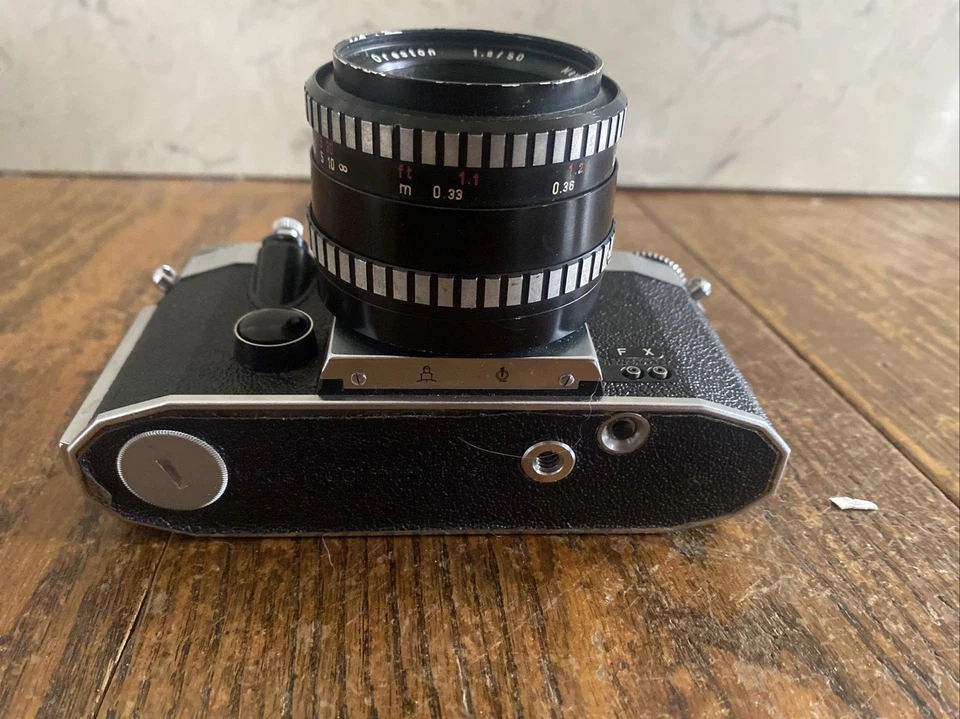 Lente Meyer-Optik Gorlitz para cámara fotográfica SLR Praxis MAT 35 mm Foto 3 de 4