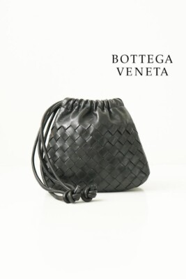 国内発送 BOTTEGA VENETA ミニ カセット bag バッグ 黒 関税込 ☆送料関税込☆BOTTEGA VENETA カセット ミニ ショルダーバッグ
