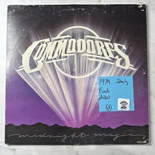 THE COMMODORES - MIDNIGHT MAGIC 12” Vinyl Record EX Italian Press