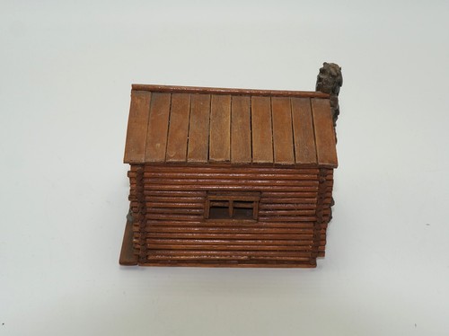 Vintage Hand Built HO Scale Wood Old Western Livery Stable Model Train Building - Picture 4 of 6