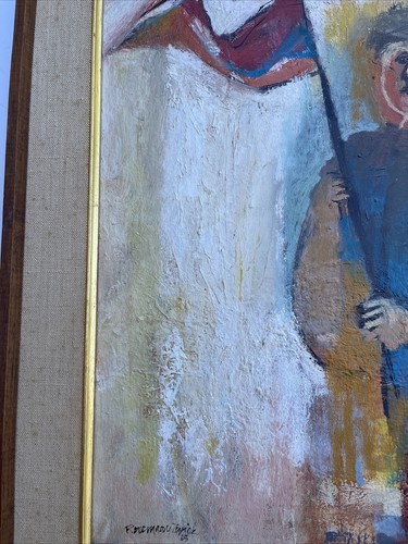 1960'S PROTEST PAINTING DEMONSTATORS MODERNISM EXPRESSIONISM ABSTRACT EXHIBITED - Picture 13 of 22