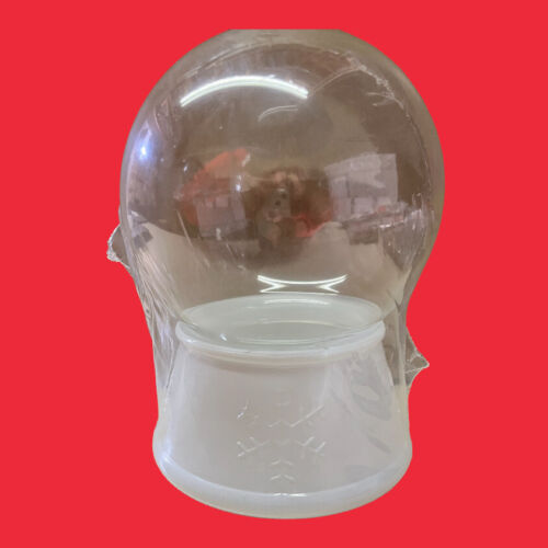 Zrób to sam Snow Globe Kit Szklana biała podstawa NOWA!! Wakacje 🎄🎅🏼🎄 Wzór płatków śniegu - Zdjęcie 1 z 7