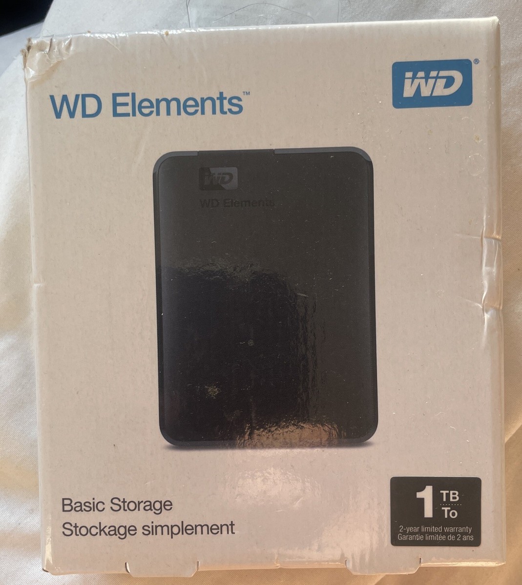 Western Digital Elements Portable External Hard Drive 1 TB USB 3.0