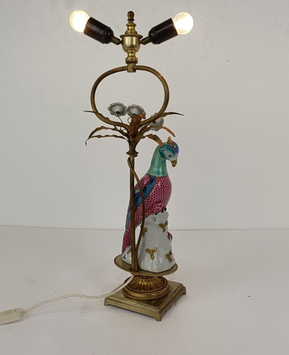 Giulia Mangani Design lamp Porcelain Italy Firenze 1970s Bird of