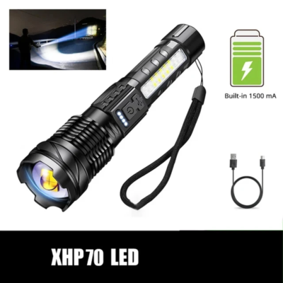 Powerful XHP50 LED Flashlight: Waterproof 18650 Torch, 7 Modes, USB Rechargeable | eBay Powerful XHP50 LED Flashlight: Waterproof 18650 Torch, 7 Modes, USB Rechargeable | eBay