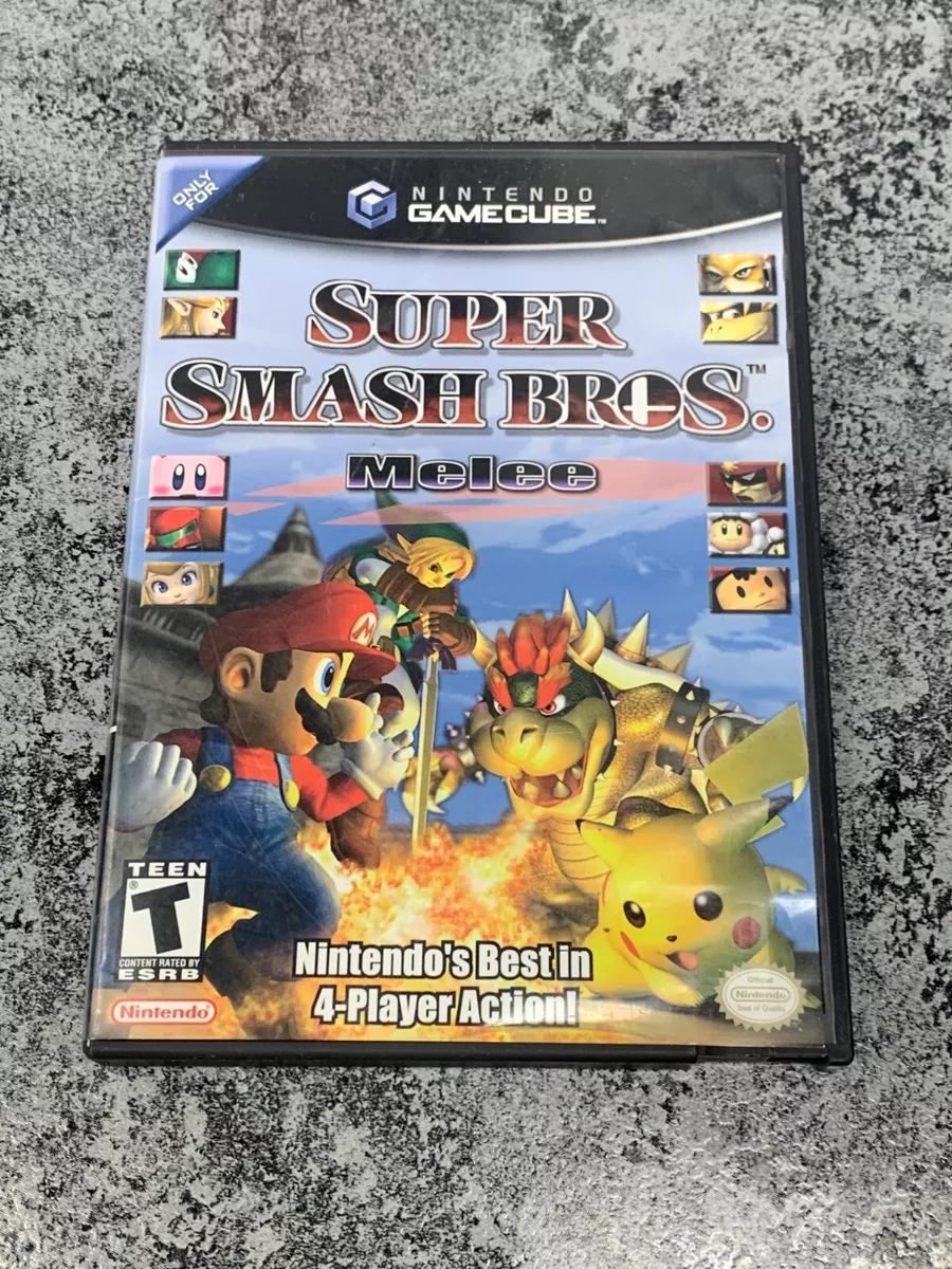 Super Smash Bros Melee - Nintendo GameCube, Complete - Game Disc, Case,  Manual