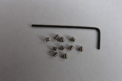  CONN SAXOPHONE LOCKING GRUB SCREWS FOR PIVOTS, LOT OF 12 - HARD TO FIND