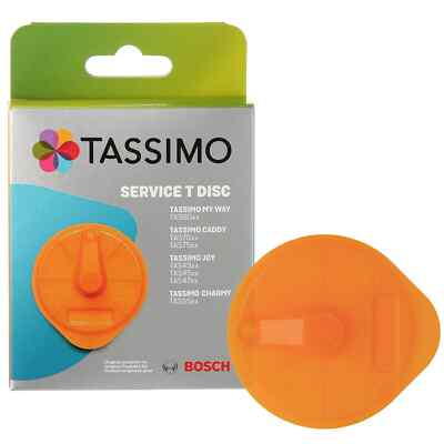 Original Bosch Tassimo Kaffee Entkalker Orange Service T Disc Reinigungsscheibe