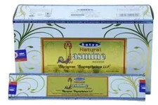 Satya Sai Natural Jasmine Incense Sticks Home Fragrance Handmade Agarbatti 12Pcs