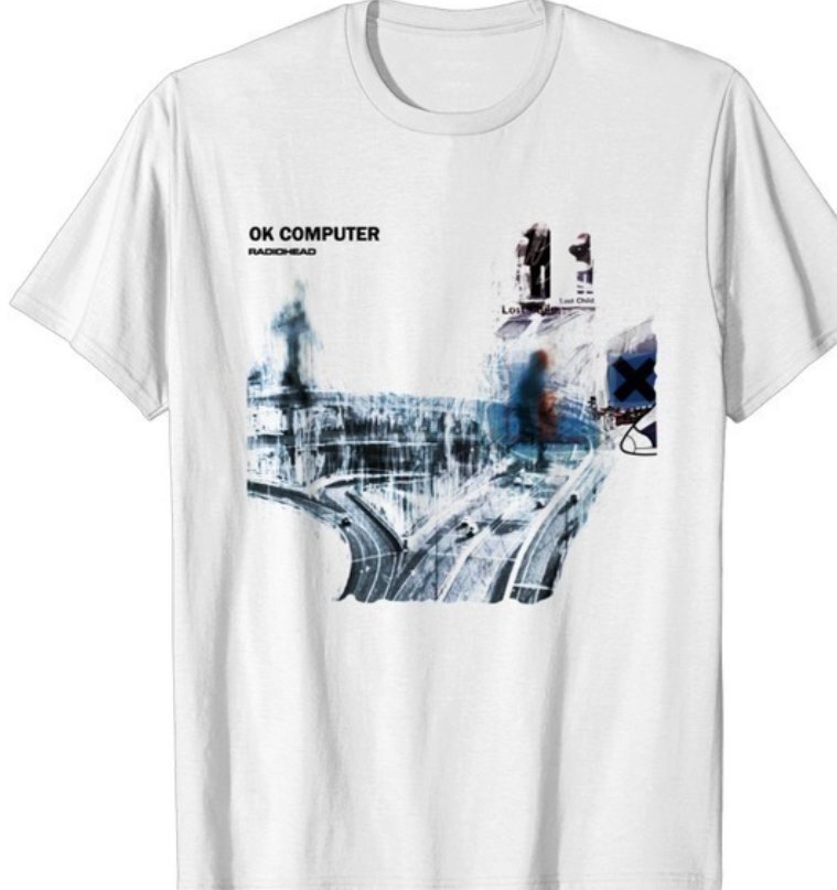 Radiohead Ok Computer T Shirt 1997 Nigel Godrich, Colin