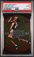 1999 Fleer Force Operation Invasion #3 Kobe Bryant  PSA 9