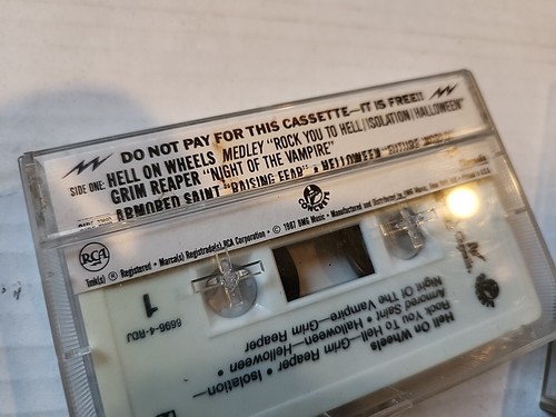 Music Sampler Cassette Grim Reaper Helloween Buckcherry - Picture 2 of 4