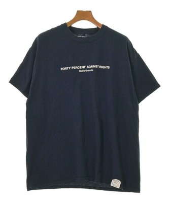 FORTY PERCENT AGAINST RIGHTS T-shirt/Cut & Sewn Navy L 