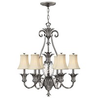 Elstead Plantation Kronleuchter E14 7-Fach Poliertes Antikes Nickel