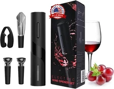Sacacorchos de vino electrico saca corchos abridor botellas vinos eléctrico New